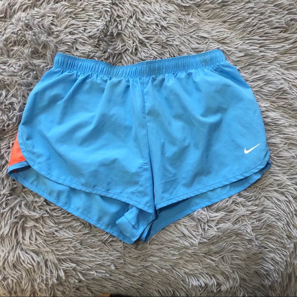 Blue and Orange Nike Shorts